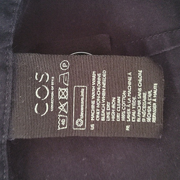 COS navy blue cropped pants size US 4 - Picture 10 of 10